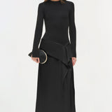 Simkhai - Ornella Knit Satin Midi Dress