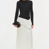 Simkhai - Ornella Knit Satin Midi Dress
