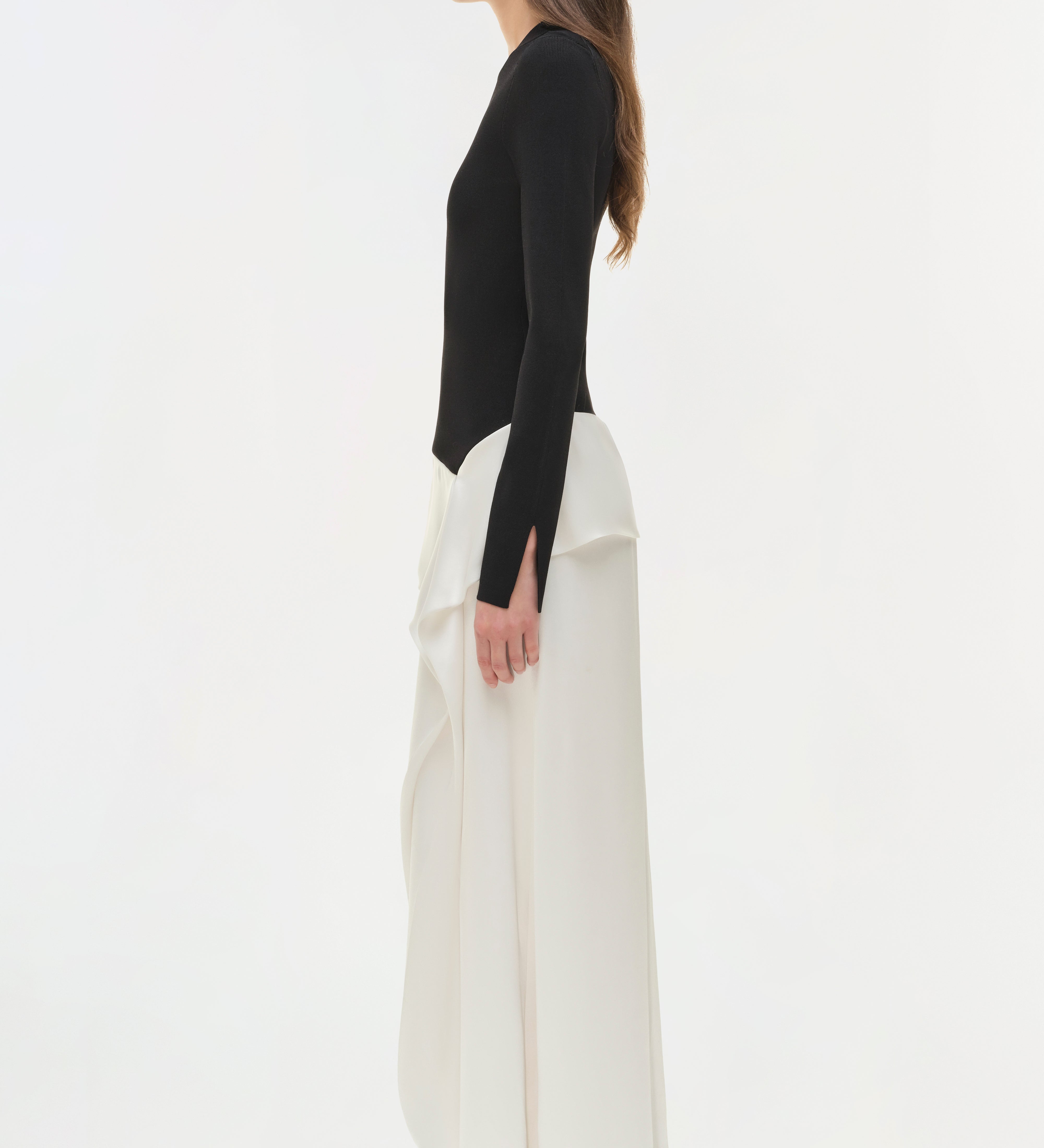 Simkhai - Ornella Knit Satin Midi Dress