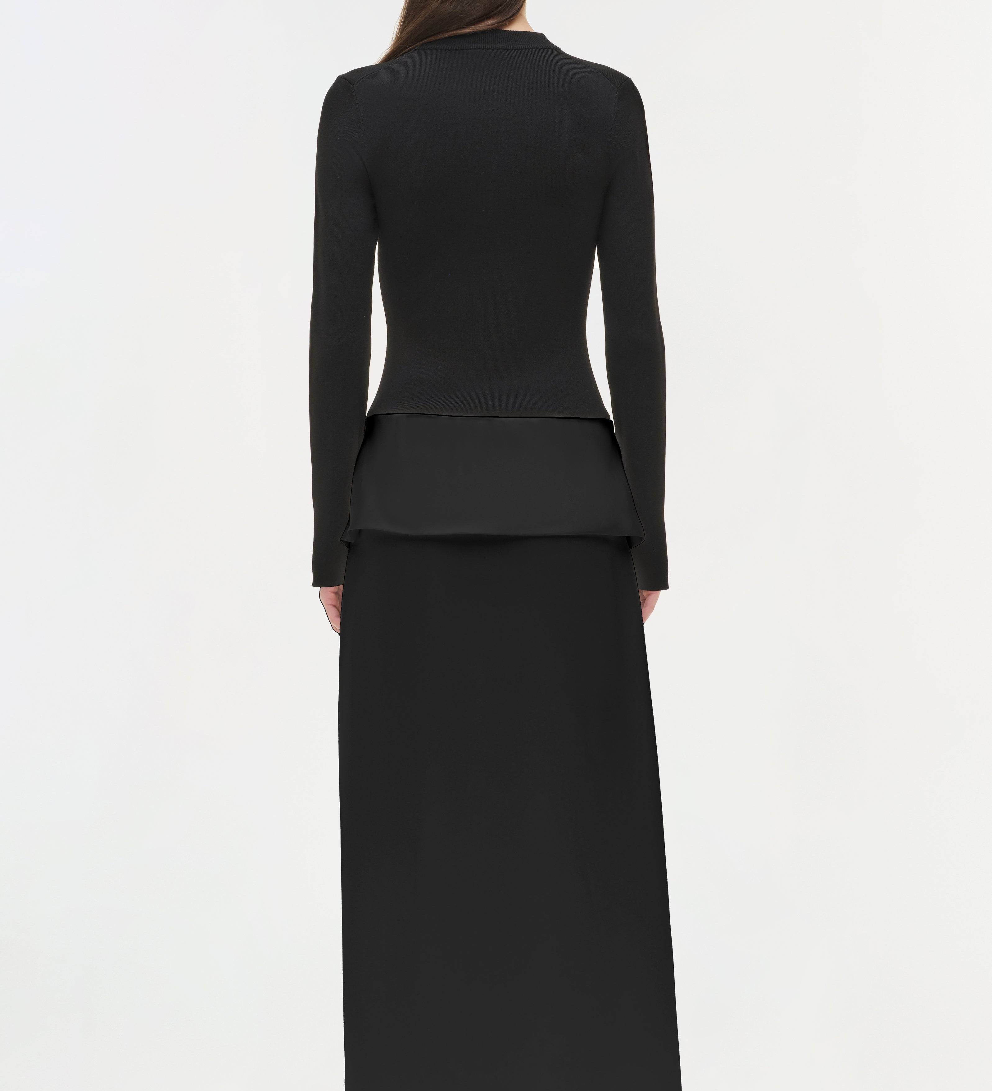 Simkhai - Ornella Knit Satin Midi Dress