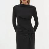 Simkhai - Ferrera Draped Jersey Midi Dress
