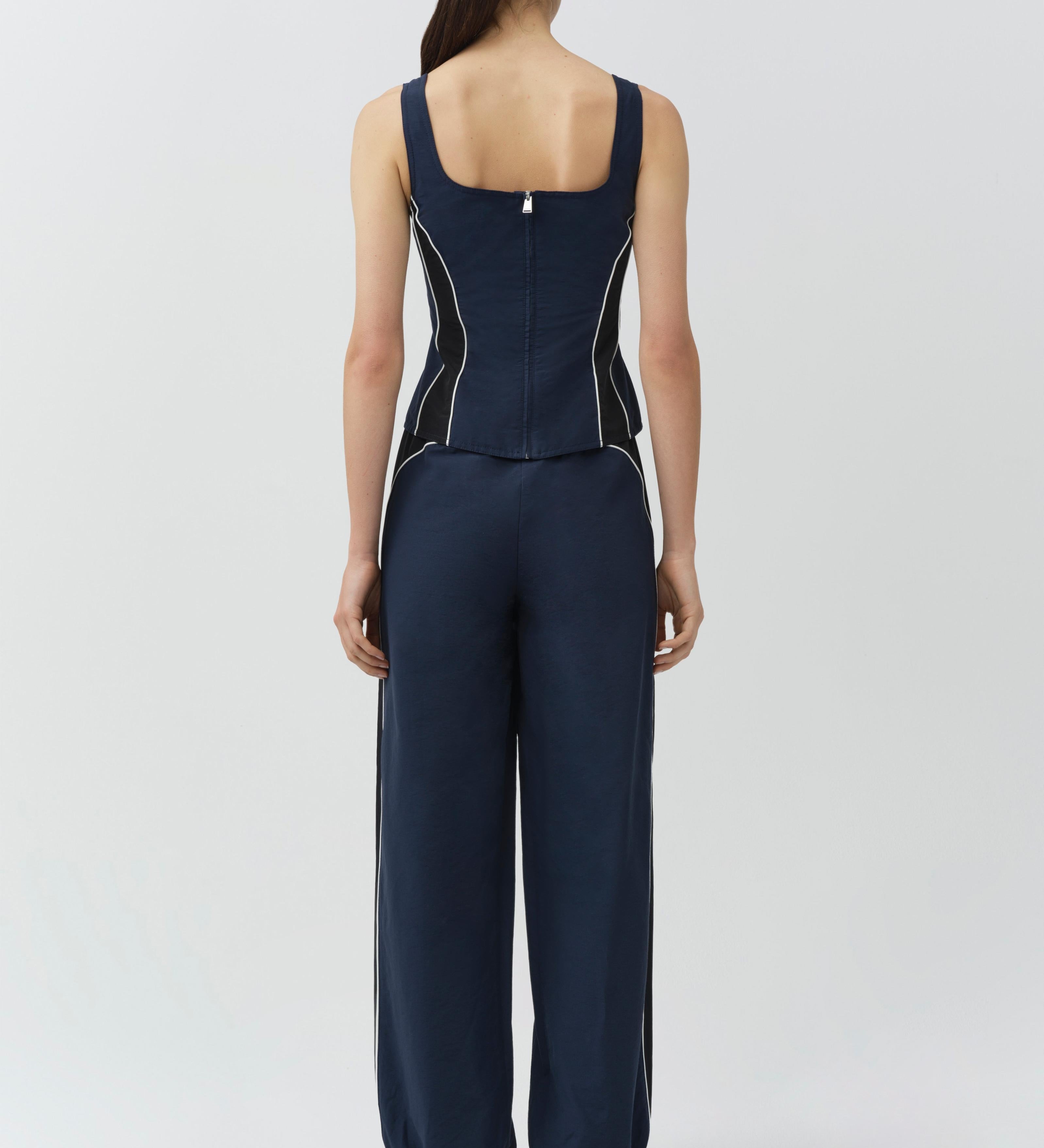 Simkhai - Aya Cotton Faille Bustier Top