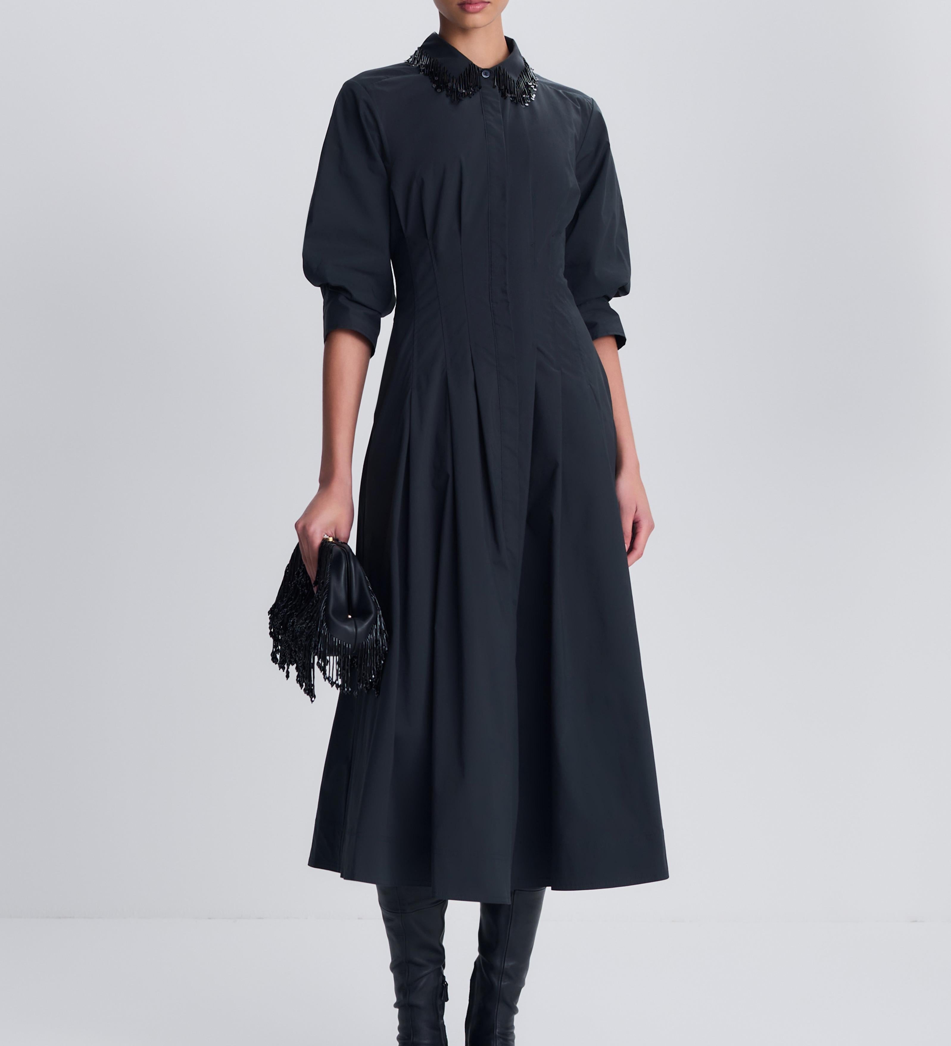 Simkhai - Jazz Embellished Pintuck Midi Dress