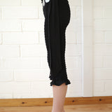 Conner Ives - The Shirred Capri with Mother of Pearl Belt