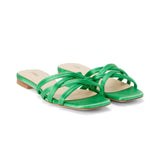 L'AGENCE - Abelle Satin Flat Sandal