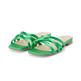 L'AGENCE - Abelle Satin Flat Sandal