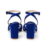 L'AGENCE - Acelynn Satin Block-Heel Sandal