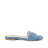 L'AGENCE - Aloise Denim Slide Sandal
