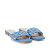 L'AGENCE - Aloise Denim Slide Sandal