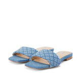 L'AGENCE - Aloise Denim Slide Sandal