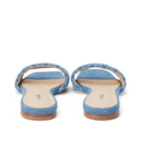 L'AGENCE - Aloise Denim Slide Sandal