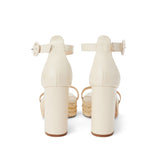 L'AGENCE - Avia Leather Platform Sandal