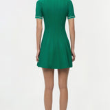 Simkhai - Page Knit Polo Mini Dress