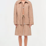 Simkhai - Aslan Long Suede Jacket