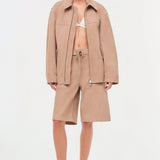 Simkhai - Aslan Long Suede Jacket
