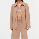 Simkhai - Aslan Long Suede Jacket