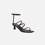 MANU ATELIER - Naomi Sandals Red bole & Black Soft