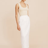 Posse - BONNIE PENCIL SKIRT - IVORY