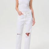Agolde - 90's Mid Rise Straight in Cloudburst