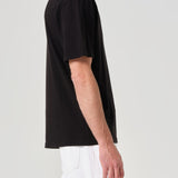 Agolde - Asha Mock Neck Tee in Black