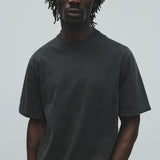 Agolde - Asha Mock Neck Tee in Black