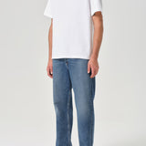 Agolde - Asha Mock Neck Tee in White