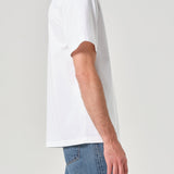 Agolde - Asha Mock Neck Tee in White