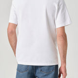 Agolde - Asha Mock Neck Tee in White