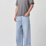 Agolde - Asha Mock Neck Tee in Flint