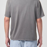 Agolde - Asha Mock Neck Tee in Flint