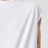 Agolde - Leonard Sleeveless Tee in White