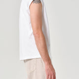 Agolde - Leonard Sleeveless Tee in White