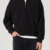 Agolde - Idris Quarter Zip in Black