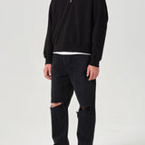 Agolde - Idris Quarter Zip in Black