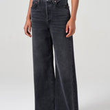Agolde - Dame High Rise Wide Leg No Cuff in Hitch