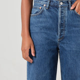 Agolde - Dame High Rise Wide Leg No Cuff in Enamour