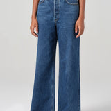 Agolde - Dame High Rise Wide Leg No Cuff in Enamour