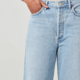 Agolde - Dame High Rise Wide Leg No Cuff in Conflict