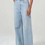 Agolde - Dame High Rise Wide Leg No Cuff in Conflict