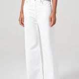 Agolde - Dame High Rise Wide Leg No Cuff in Milkshake