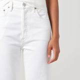 Agolde - 90'S Pinch Waist Crop in Marshmallow