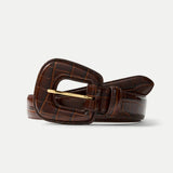 Veronica Beard - Elsy Leather-Buckle Belt