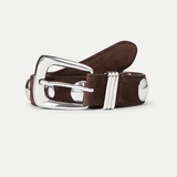 Veronica Beard - Arch Suede Studded Belt
