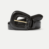 Veronica Beard - Elsy Leather-Buckle Belt 