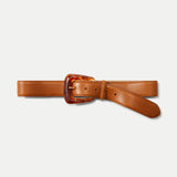 Veronica Beard - Arch Resin - Buckle Leather Belt