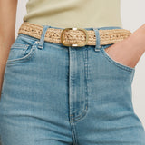 Veronica Beard - Loop Raffia Belt