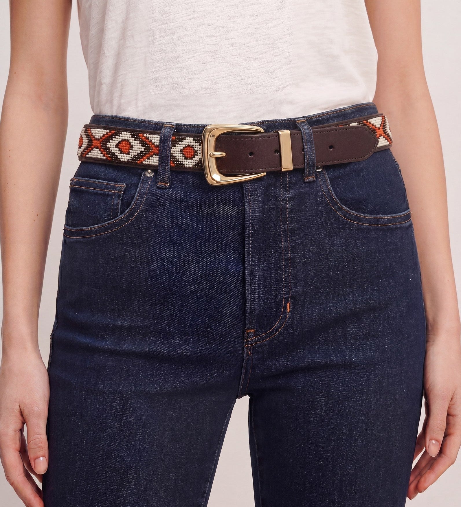 Veronica Beard - Arch Beaded Belt