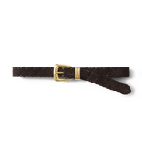Veronica Beard - Arch Suede Whipstitch Belt