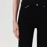 Agolde - 90's Pinch Waist High Rise Straight Long (Comfort Stretch) in Cover