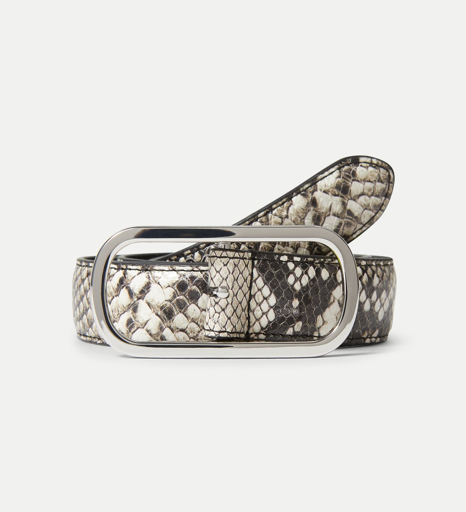 Veronica Beard - Snake - Embossed Loop Belt